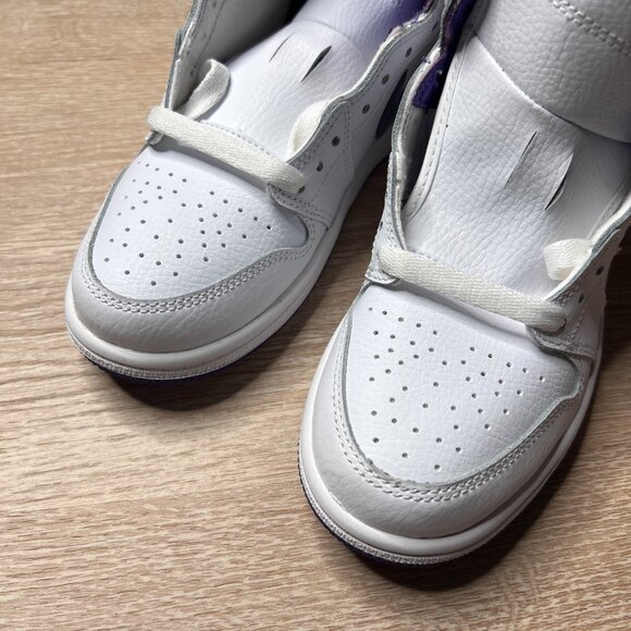 Jordan 1 Retro High "Court Purple” Size 2.5Y NWT - Picture 5 of 10